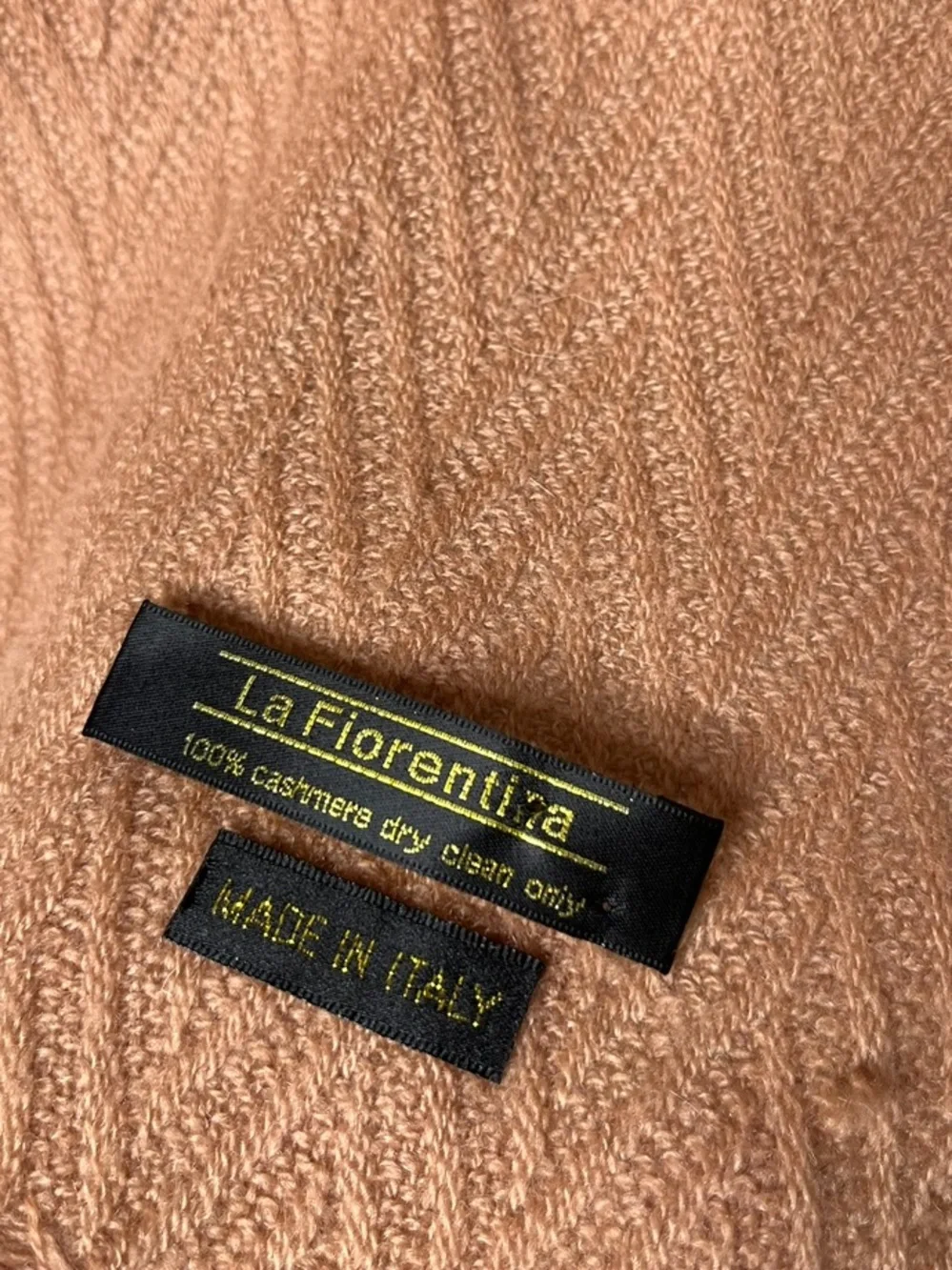 La Fiorentina Cashmere Scarf - Warm Tan